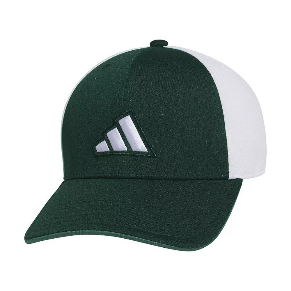 Men's Adidas Golf 3 Stretch Fit Hat Size L/XL Aurora Green Ivy NWT